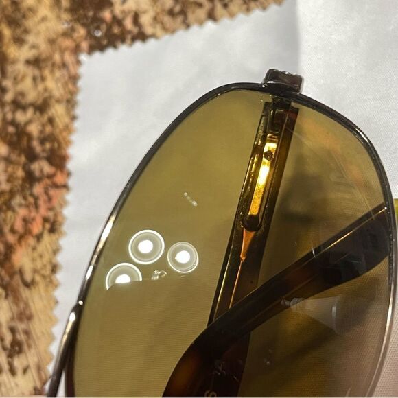 Vintage Carerra X-Cede 7009/S Aviator Crystal Polarized Tortoise Sunglasses Men - Picture 9 of 13